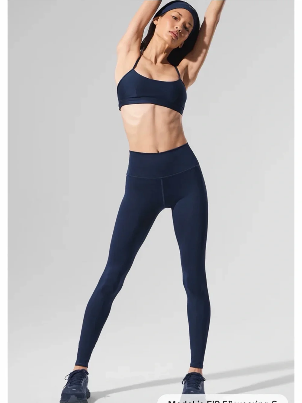 Alo Yoga Navy High-Waist Airlift Legging